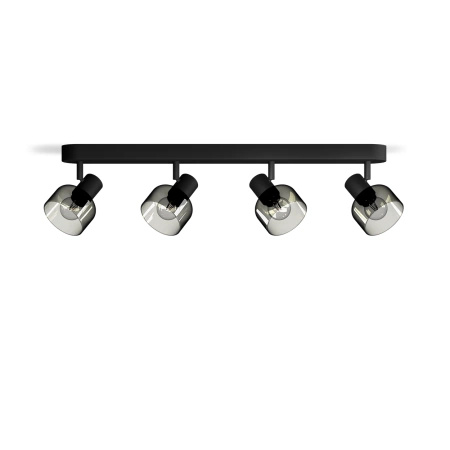 Reflektorové stropní svítidlo 4x E14 LED Black Sleet Philips
