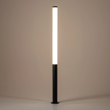 Zahradní lampa Venkovní stojací LED stožár 100W 7800lm 3000K teplá černá Vodotěsné IP54 MIA LED L 11375 Nowodvorski