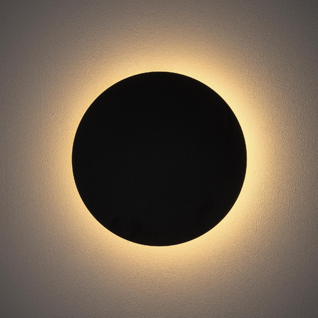 Nástěnné svítidlo LED pro povrchovou montáž 10W 130lm 3000K Warm Black RING LED M 7635 Nowodvorski