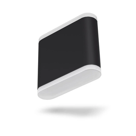 Zahradní nástěnná lampa Venkovní LED fasádní lampa 6W 660lm 2700lm Warm Black EVAN Videx