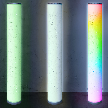 STELLA LED stojací lampa 12W RGB měnící barvu Hudební dálkové ovládání Goldlux(Polux)