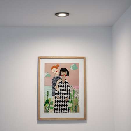 Halogenová Osvětlení Podhledová Koupelnová Hermetická GU10, IP44 Stálá Černá AQUS LUMILED