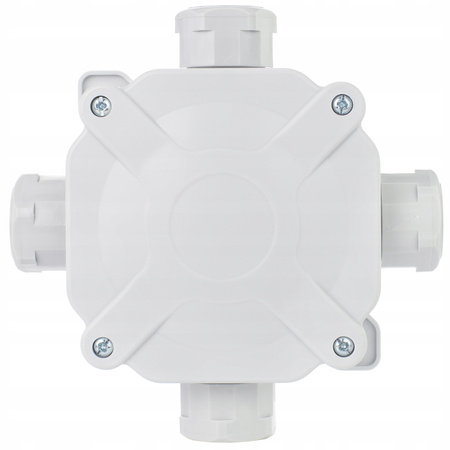 Hermetická instalační krabice pro povrchovou montáž PG16 75x75x33mm Splitter s tlumivkami Šedá PAWBOL