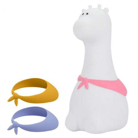 Dětské noční světlo LED 1W 3000K Warm + Multicolour RGB dobíjecí 1200mAh White MARY'S Giraffe