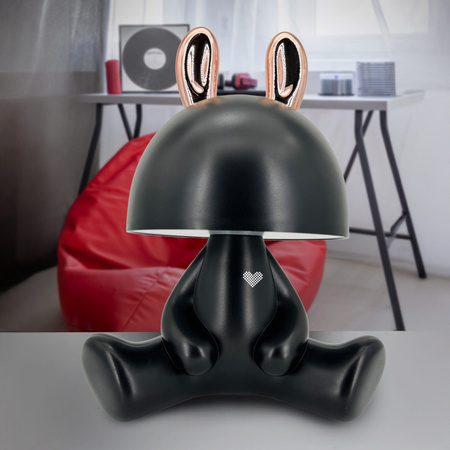 Dekorativní LED lampa 2,5W 59lm 4000K neutrální černá zlatá stmívatelná Fancy Sanico Goldlux