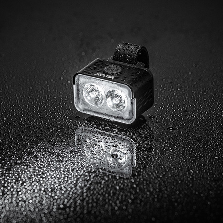 Přední svítilna na kolo 2xLED USB-C 5 režimů 300lm IPX6 VAYOX