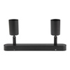 Bodové stropní svítidlo Tuba Reflektor Halogenové svítidlo 2x E27 Moving Black Eos Masterled