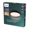 Stropní svítidlo LED Plafond 24W 2700lm 2700K SceneSwitch Black Hanno Philips