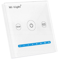 MONO LED dotykový stmívač 12V / 24V 10A Mi-Light NÁSTĚNNÝ - P1