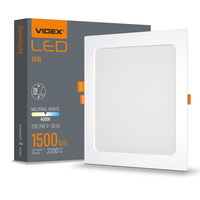 LED panel Zapuštěné vestavné svítidlo 18W 2200lm 4000K neutrální bílá Videx
