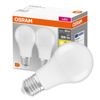 2X LED žárovka E27 A60 8W = 60W 806lm 2700K Teplá 200° OSRAM