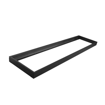 Přisazený rámeček pro LED Panel 120 x 30 cm Černý ECOLIGHT