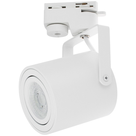 GU10 Matt White Track bodová lampa pro jednofázové tratě