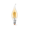 LED žárovka E14 BA 35 6W = 52W 680lm 2200K Teplá bílá Amber Filament 360° VIDEX