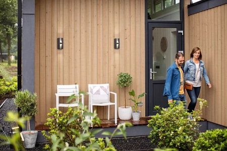 Zahradní lampa LED nástěnná lampa SHADOW myGarden 2x4.5W 2700K IP44 Horní-spodní antracit PHILIPS