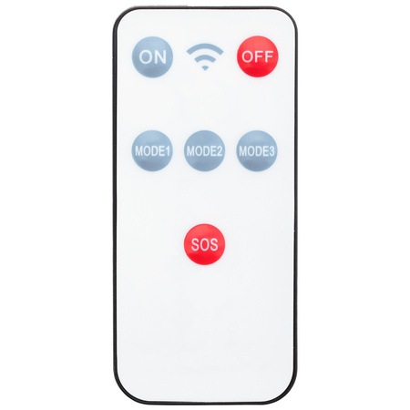 Solární Reflektor 138x LED 10W 480lm Studená bílá IP65 pohybový senzor + dálkové ovládání