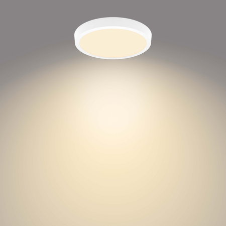 Plafond Panel LED Povrchové stropní svítidlo MAGNEOS 20W 2700K 28cm Bílé stropní svítidlo kulaté PHILIPS