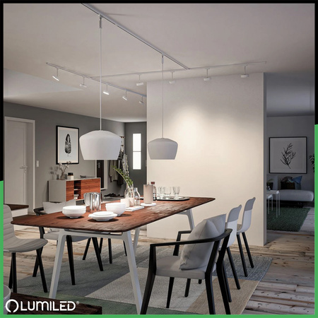 Trojitý T konektor bílý pro jednofázové přípojnice - přípojnice