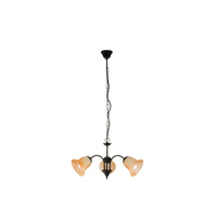 Stropní závěsné svítidlo 3x E14 Black Classic Colette 7367 Rabalux