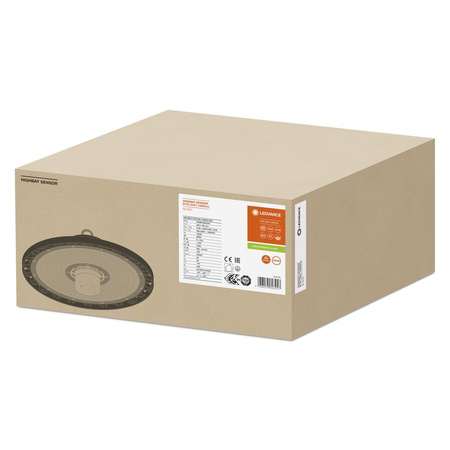LED průmyslové svítidlo 87W 13000lm 4000K neutrální se soumrakovým senzorem pohybu černé IP65 IK08 High Bay Gen 4 Ledvance