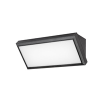 Zahradní lampa LED nástěnná lampa RAPLA 12W 4000K IP54 obdélníková bílá a černá RABALUX