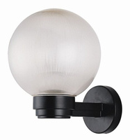Zahradní lampa LED nástěnná lampa PALERMO E27 IP43 Ball Up 20cm Černá RABALUX