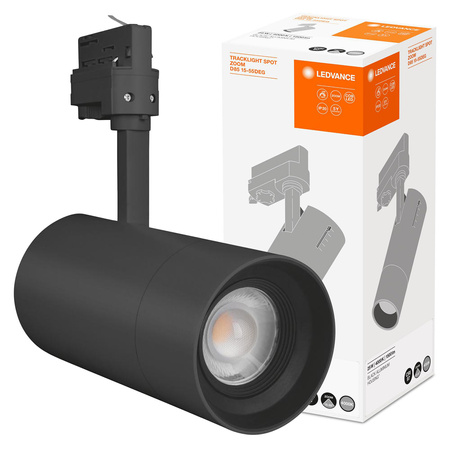 Svítidlo LED Tracklight 25W 1500lm 4000K Neutrální stmívatelné 3-fázové nastavitelné černé Tracklight Ledvance