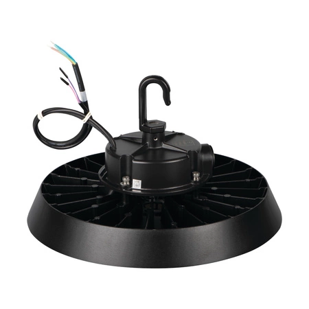 Stmívatelné průmyslové svítidlo LED High-Bay 100W 17000lm 4000K Neutral 90° IP65 IK08 Round Grey HB KANLUX