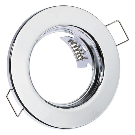 Halogenová Podhledové svítidlo GU10, MR16 Stálá Kulatá Chrom Plech ARDALI LUMILED