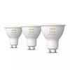 3x LED žárovka GU10 s reflektorem 4,2W = 50W 400lm 2200-6500K CCT SMART Smart Bluetooth ZigBee White Ambiance Philips HUE