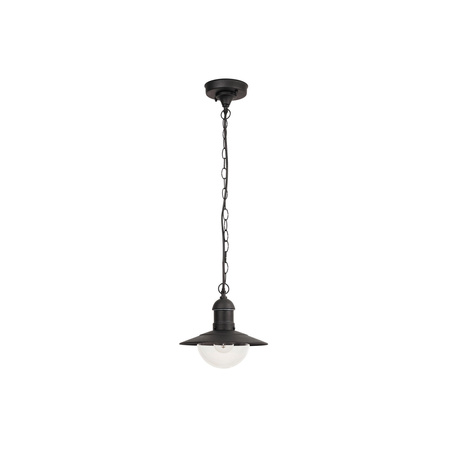Venkovní LED zahradní závěsné svítidlo OSLO E27 IP44 Black RABALUX