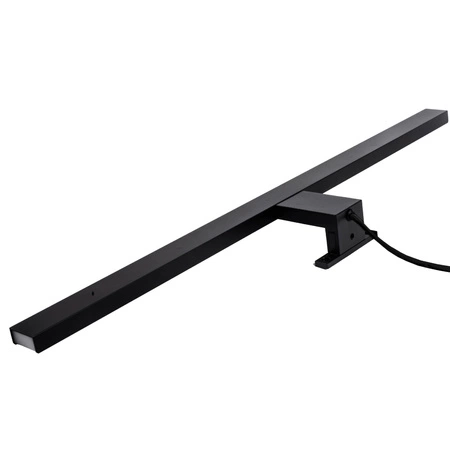 LED nástěnné svítidlo do koupelny 12W 1350lm 4000K Neutrální 120° Černá IP44 SAMOS Sanico Goldlux