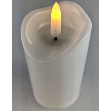 Elektrická náplň LED svíčka s efektem plamene 9,5 cm