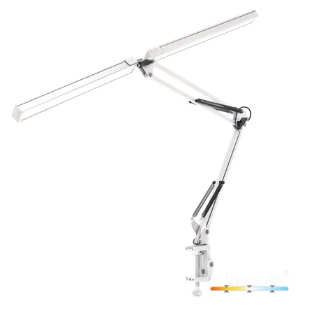 Stolní lampa LED 28W 1400lm CCT 120° bílá Tenuix Kobi