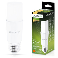 Žárovka LED E27, 10W = 75W 1055lm 3000K Teplá bílá Stick LUMILED