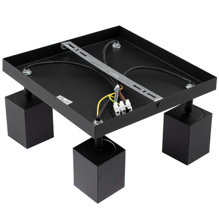 Reflektorové stropní svítidlo 4xGU10 QUANTUS Black