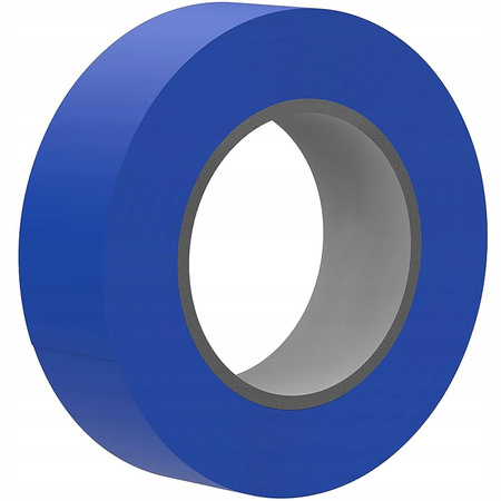 Silná PVC izolační páska voděodolná 19 mm x 0.13 mm tmavě modrá 20 m