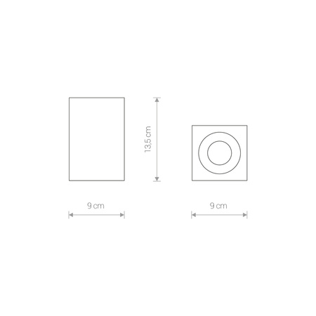 BRAVO 8365 Nowodvorski stropní lampa černá GU10 IP54 povrchově moderní
