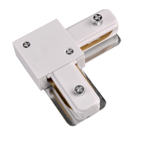 Úhlový konektor pro 1-fázovou přípojnici bílý Sanico Goldlux