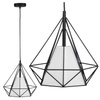 HIRA závěsná lampa 1xE27 Geometrické Trojrozměrné svítidlo P314550 GOLDLUX (Polux) Kov