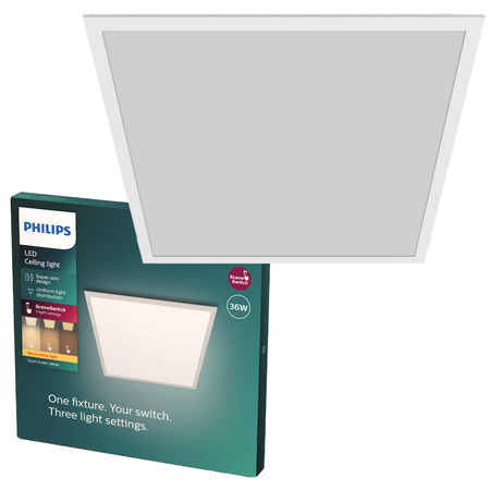 Panelová LED lampa pro povrchovou montáž TOUCH 36W 2700K 33cm stmívatelná bílá PHILIPS