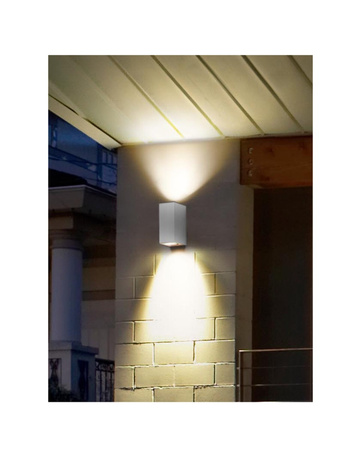 Nástěnné svítidlo ENDURA Classic Square UpDown White