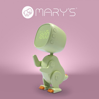 Dětský elektronický budík zelený dobíjecí 1200mAh ROBO MARY'S