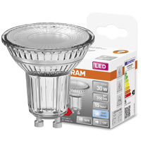 LED žárovka GU10 4.3W = 50W 350lm 4000K Neutrální bila 120° OSRAM STAR