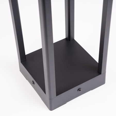 LED 12W 3000K 80cm černá QUERCUS LUMILED venkovní stojanová zahradní lampa