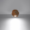WOODY GU10 Geometrické svítidlo pro povrchovou montáž na dřevo SOLLUX