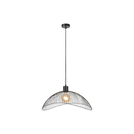 Stropní závěsné svítidlo s převisem E27 Black Industrial Iduna Rabalux