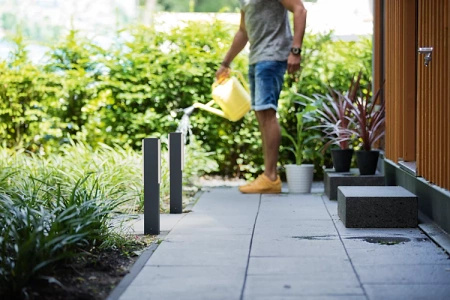 Venkovní LED zahradní svítidlo STRATOSPHERE myGarden 2x4.5W 4000K IP44 Tyč 42cm Antracit PHILIPS