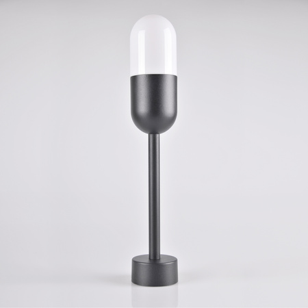 Zahradní sloupek HORTEN 1x E27 44 cm GOLDLUX (Polux) černý 314154