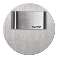 LED svítidlo na schodiště 0.4W 4000K 10V DC IP20 Inox Cut RUEDA MINI SHORT Skoff